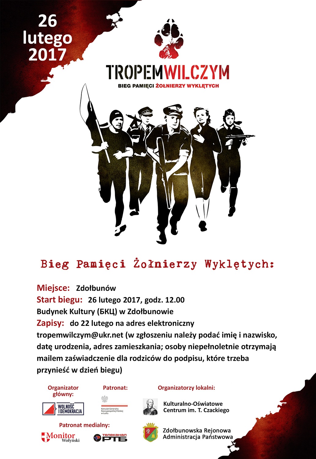 Bieg Pl pid textom