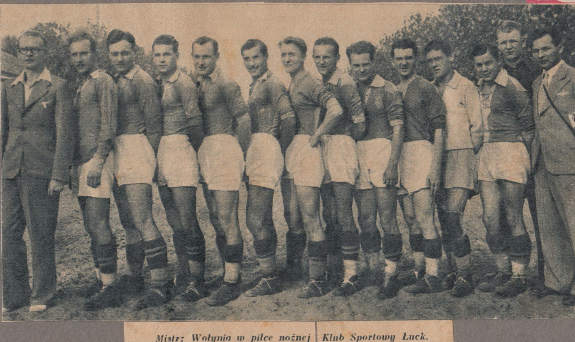 Wolynska pilka 1937 1938 PKS Luck